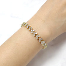 Load image into Gallery viewer, IS006 Gold Tennis Bracelet
