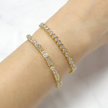 Load image into Gallery viewer, IS007 Gold Tennis Bracelet
