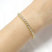 Load image into Gallery viewer, IS007 Gold Tennis Bracelet
