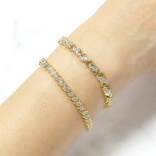 Load image into Gallery viewer, IS014 Gold Tennis Bracelet
