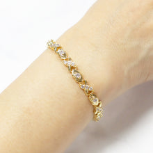 Load image into Gallery viewer, IS014 Gold Tennis Bracelet
