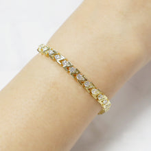 Load image into Gallery viewer, IS015 Gold Tennis Bracelet
