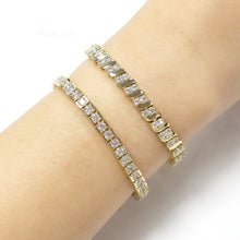 Load image into Gallery viewer, IS021 Gold Tennis Bracelet
