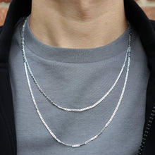 Load image into Gallery viewer, SGW302 2MM Silver Thin Mariner Chain
