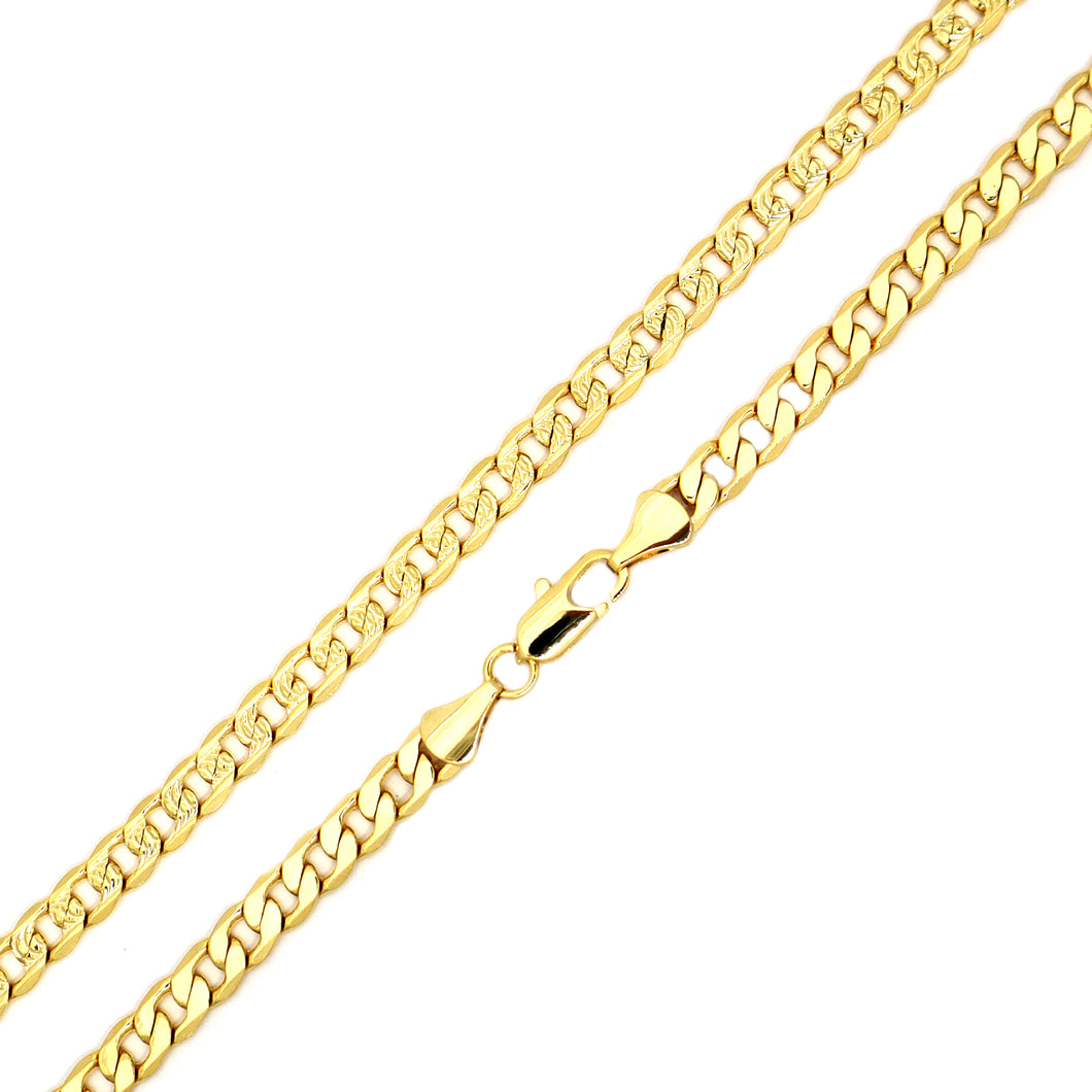 BB114 6MM Double Sided Cuban Chain