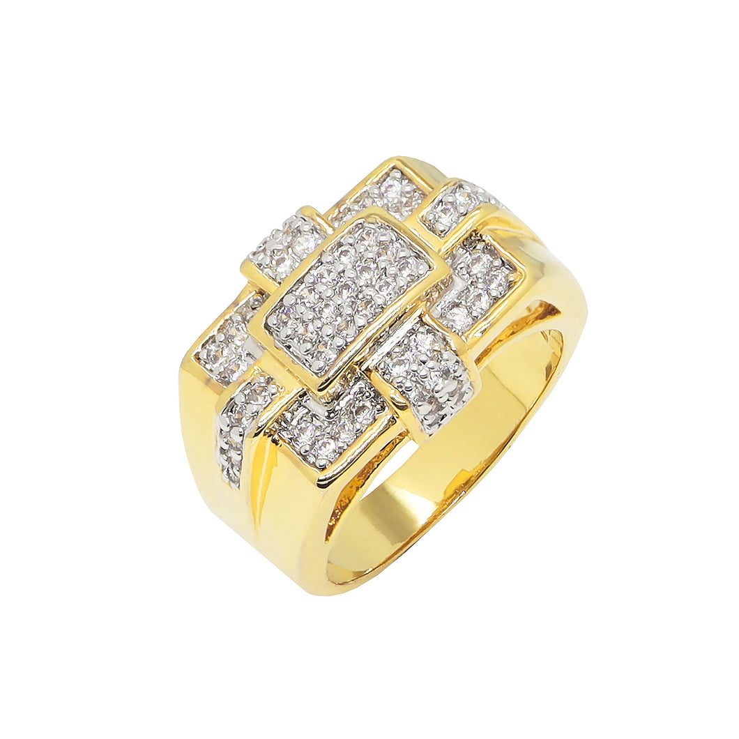 BJ221 Men's Gold Ring