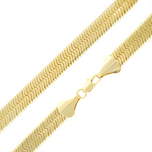 Load image into Gallery viewer, C3500 7MM Gold Herringbone Chain
