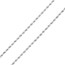 Load image into Gallery viewer, S400 3MM Silver Rope Chain
