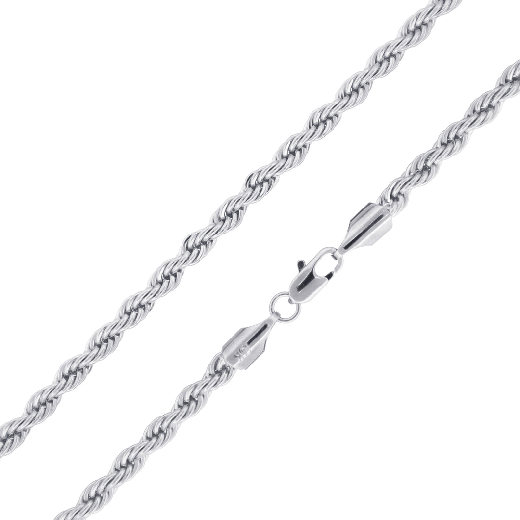 S402 5MM Silver Rope Chain
