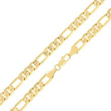 Load image into Gallery viewer, DG118 8MM Concave Textured Figaro Chain
