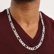 Load image into Gallery viewer, SDG118 8MM Concave Textured Figaro Chain
