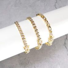 Load image into Gallery viewer, IS009 Gold Tennis Bracelet
