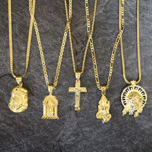 Load image into Gallery viewer, PG060L GOLD JESUS FACE CHARM
