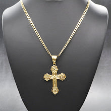 Load image into Gallery viewer, PG207 GOLD CROSS CHARM

