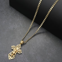Load image into Gallery viewer, PG039 GOLD CROSS CHARM
