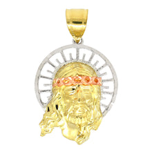 Load image into Gallery viewer, PG304 GOLD JESUS FACE CHARM

