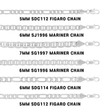 Load image into Gallery viewer, SAS123 Assorted Chain Pack 8" 20" 24"inch