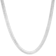 Load image into Gallery viewer, S3500 7MM Silver Herringbone Chain
