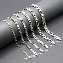 Load image into Gallery viewer, SDC110 4MM Diamond Cut Figaro Chain
