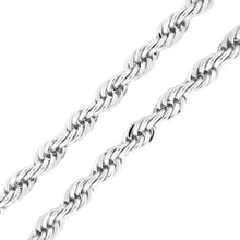 Load image into Gallery viewer, STC408 8MM Silver Rope Chain
