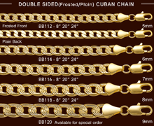 Load image into Gallery viewer, BB118 7MM Double Sided Cuban Chain
