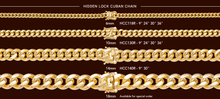 Load image into Gallery viewer, HCC180R 18MM Hidden Lock Cuban Chain
