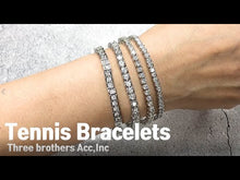 Load and play video in Gallery viewer, IS002S Rhodium Tennis Bracelet
