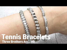 Load and play video in Gallery viewer, IS021S Rhodium Tennis Bracelet
