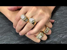 Load and play video in Gallery viewer, BJ216 Men&#39;s Gold Ring
