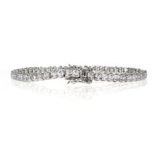 Cargar imagen en el visor de la galería, IS001S Rhodium Tennis Bracelet
