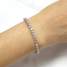 Cargar imagen en el visor de la galería, IS002S Rhodium Tennis Bracelet
