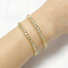 Cargar imagen en el visor de la galería, IS003 Gold Tennis Bracelet

