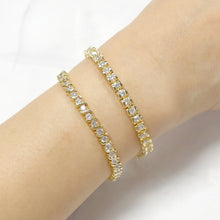 Load image into Gallery viewer, IS003 Gold Tennis Bracelet
