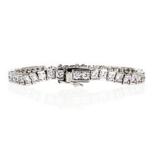 Cargar imagen en el visor de la galería, IS004S Rhodium Tennis Bracelet
