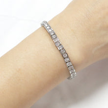 Cargar imagen en el visor de la galería, IS004S Rhodium Tennis Bracelet
