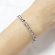 Cargar imagen en el visor de la galería, IS007S Rhodium Tennis Bracelet
