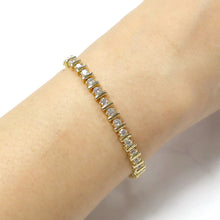 Cargar imagen en el visor de la galería, IS009 Gold Tennis Bracelet
