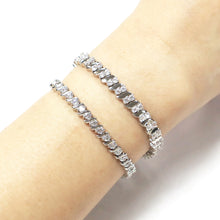 Cargar imagen en el visor de la galería, IS021S Rhodium Tennis Bracelet
