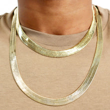 Load image into Gallery viewer, C3000 6MM Gold Herringbone Chain
