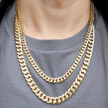 Load image into Gallery viewer, DG2000A  9MM Hammer Textured Cuban Chain
