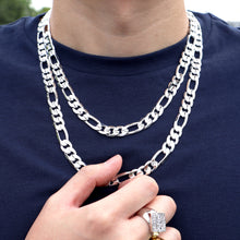 Cargar imagen en el visor de la galería, SFG118 8MM Concaved Figaro Chain
