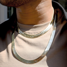 Load image into Gallery viewer, C1500 4MM Gold Herringbone Chain
