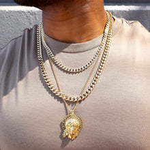 Cargar imagen en el visor de la galería, PG060L GOLD JESUS FACE CHARM
