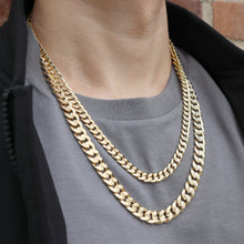 Load image into Gallery viewer, DG2000A  9MM Hammer Textured Cuban Chain
