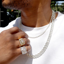Cargar imagen en el visor de la galería, STC408 8MM Silver Rope Chain
