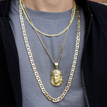 Cargar imagen en el visor de la galería, G1996 6MM Concave Textured Mariner Chain
