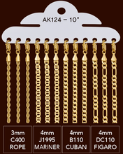 Cargar imagen en el visor de la galería, AK124 Assorted Anklet Pack Set of 12 (10 Inch)
