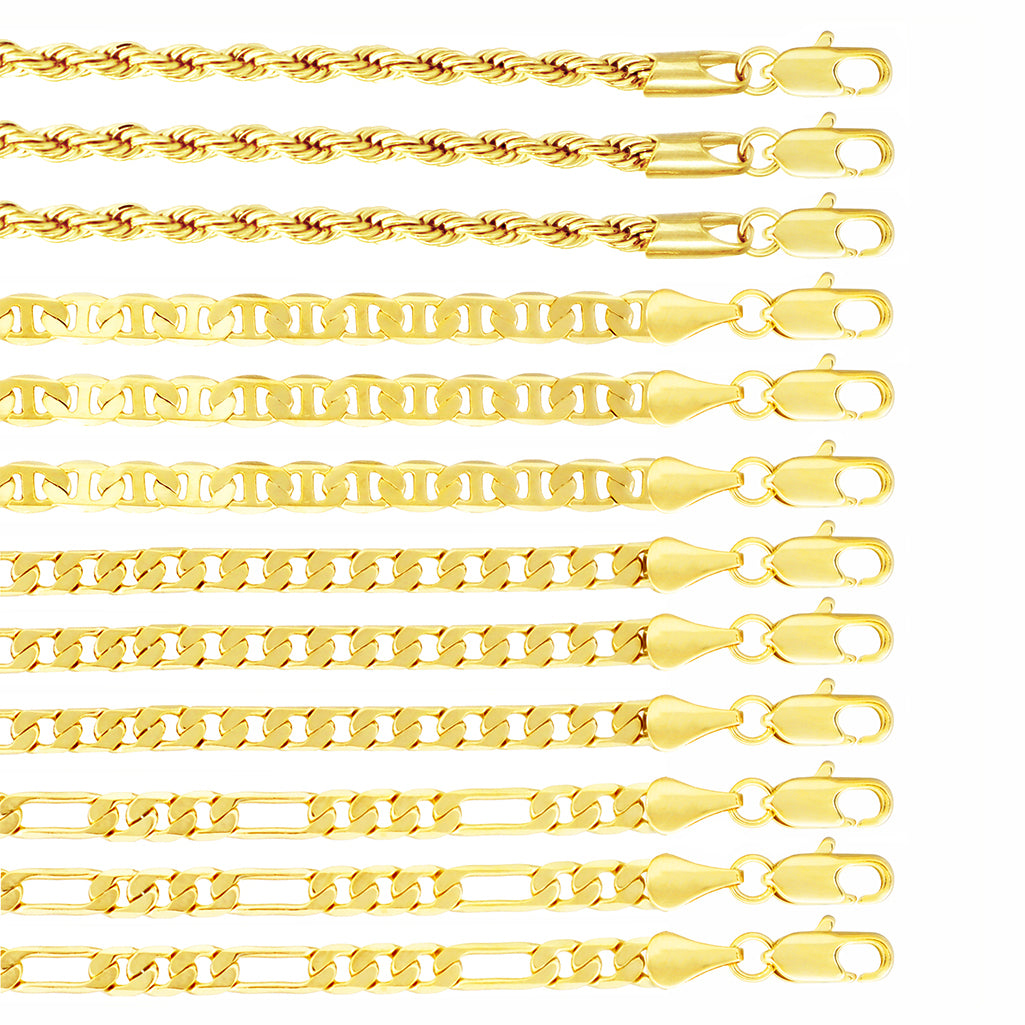 AK124 Assorted Anklet Pack Set of 12 (10 Inch)