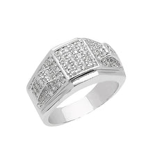 Load image into Gallery viewer, BJ224 Men&#39;s Rhodium Ring
