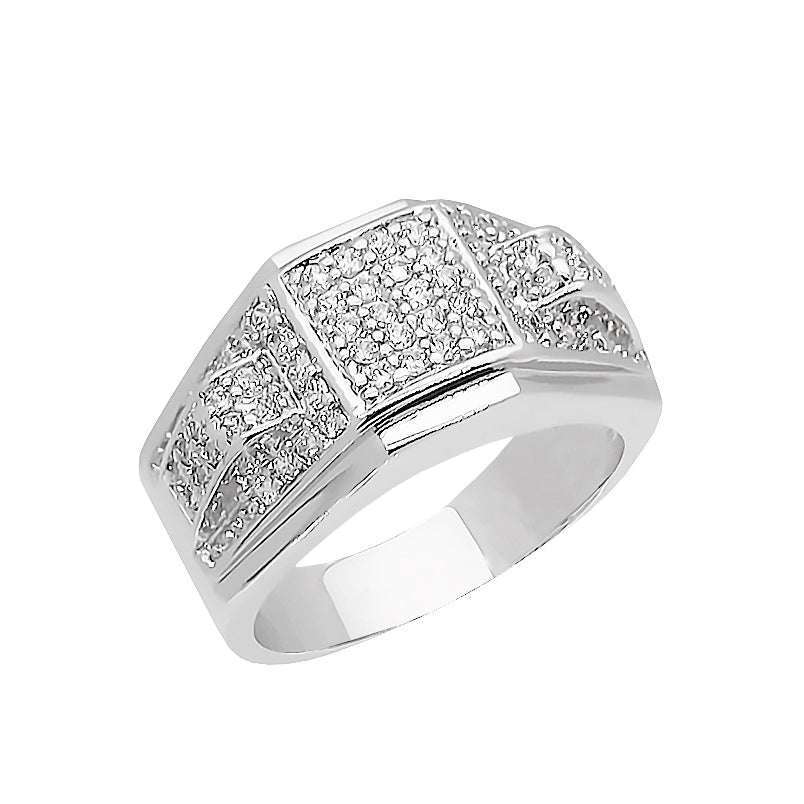 BJ224 Men's Rhodium Ring